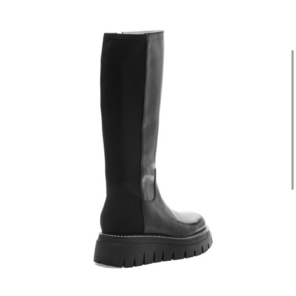 NWT J/SLIDES TYRONE Black Leather Knee High Boot - Picture 3 of 12